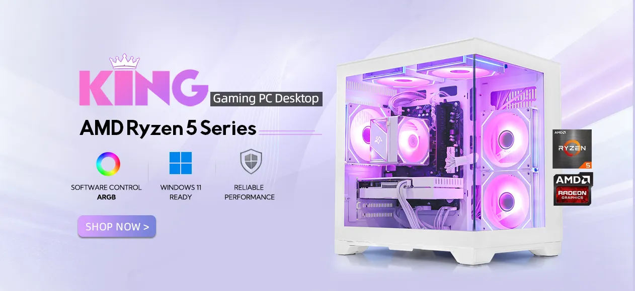 HOENGAGER King Series gaming desktop PC showcase